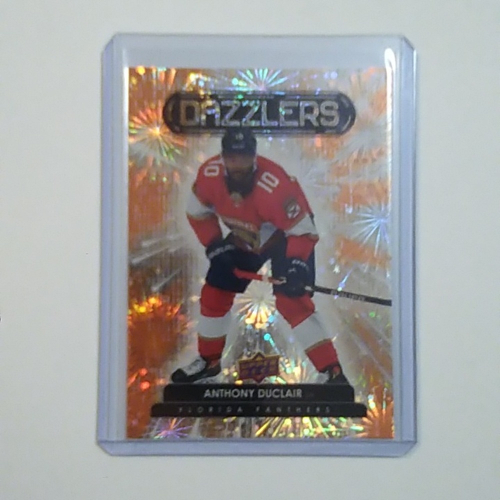 Anthony Duclair Orange Dazzler card and 2 bonus cards / Hockey cards / All Star